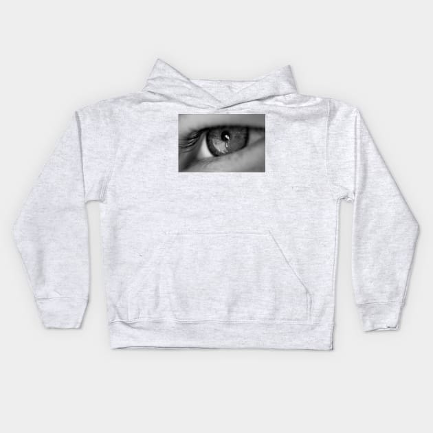 Apple of her eye Kids Hoodie by micklyn